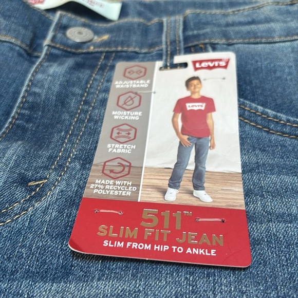 Boys Levi's® 511™ Slim Fit Eco Performance Jeans, Size 18 - Picture 7 of 8
